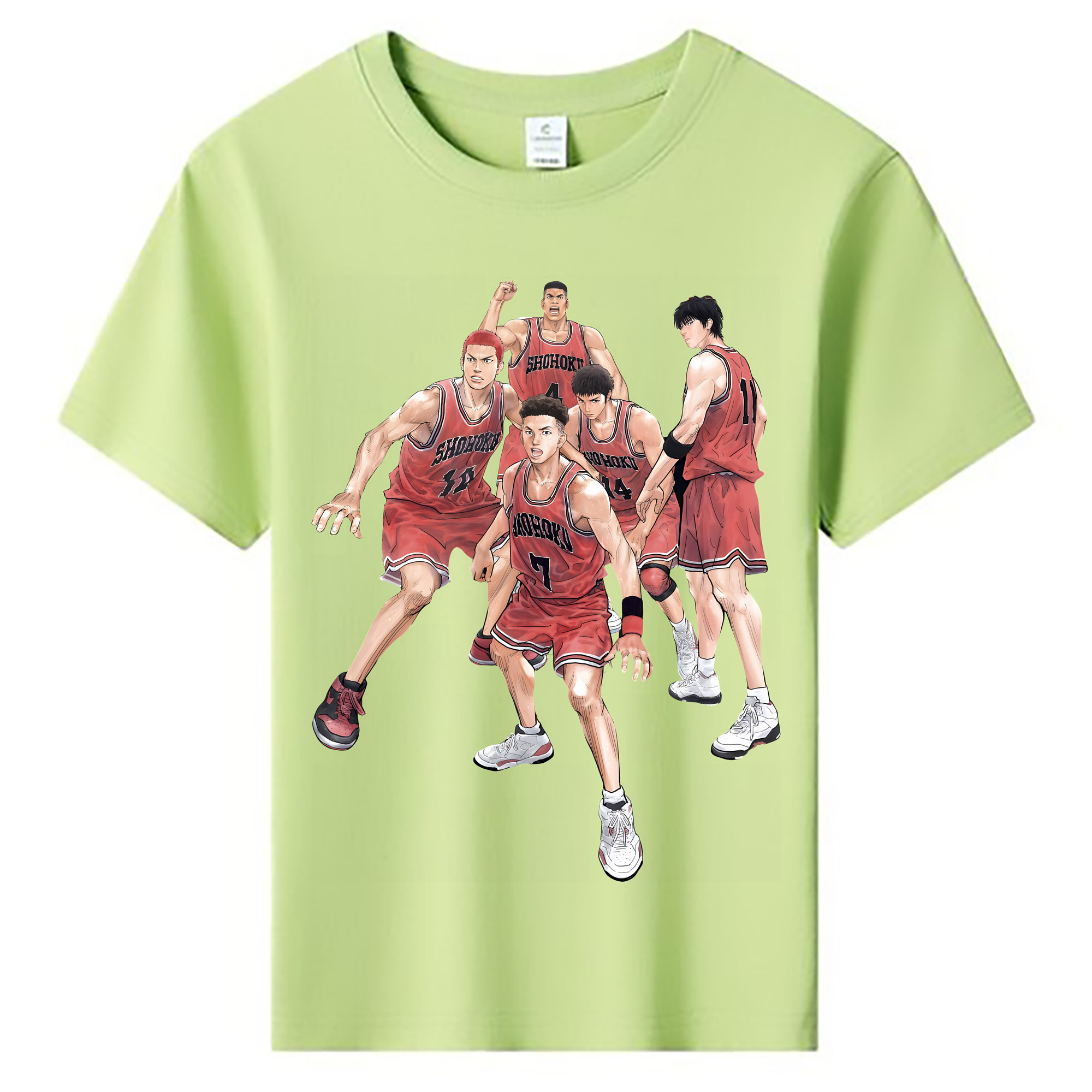 （画像用） SLAM DUNK／スラムダンク 綿100％キッズTシャツ（フロントプリント）